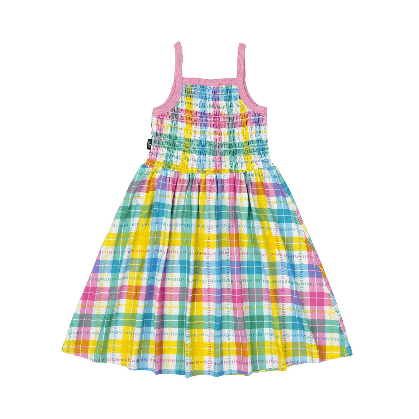 Rock Your Baby - Summer Time Plaid Sun Dress Sleeveless Dress Rock Your Baby 