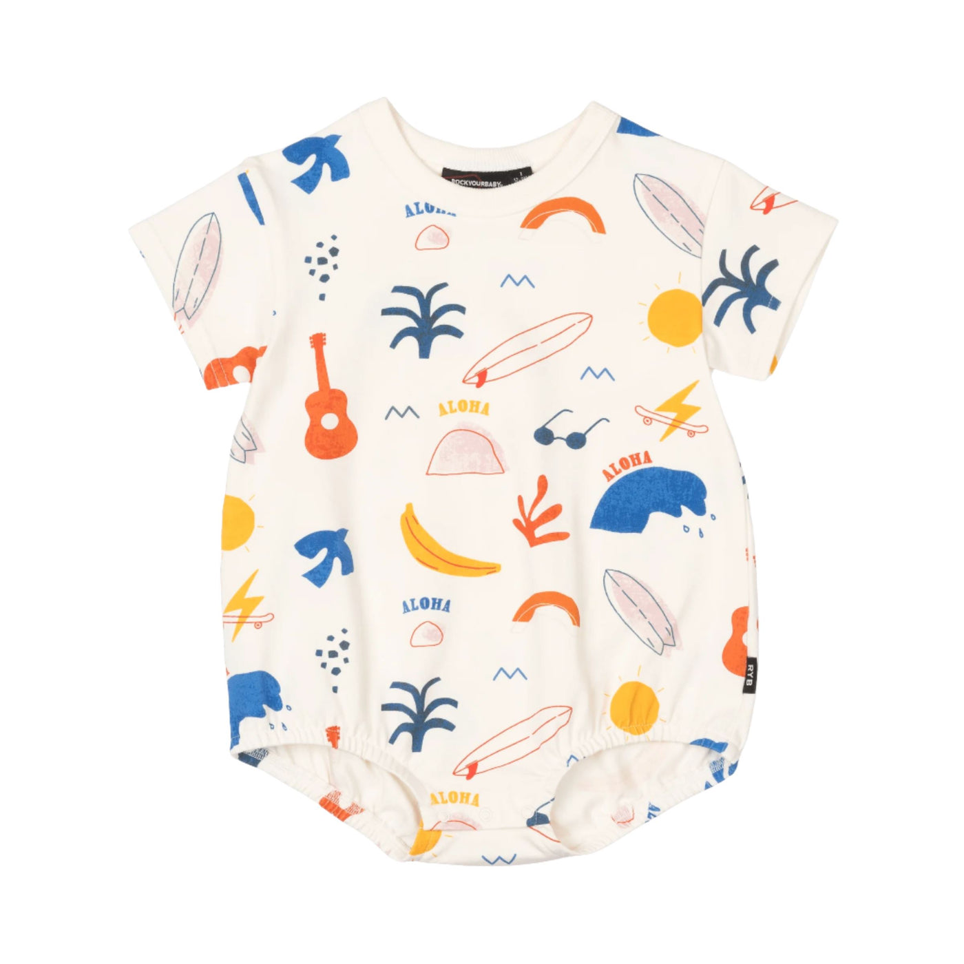 Rock Your Baby - This Is Summer Oversized Baby Bodysuit Bodysuit Rock Your Baby 