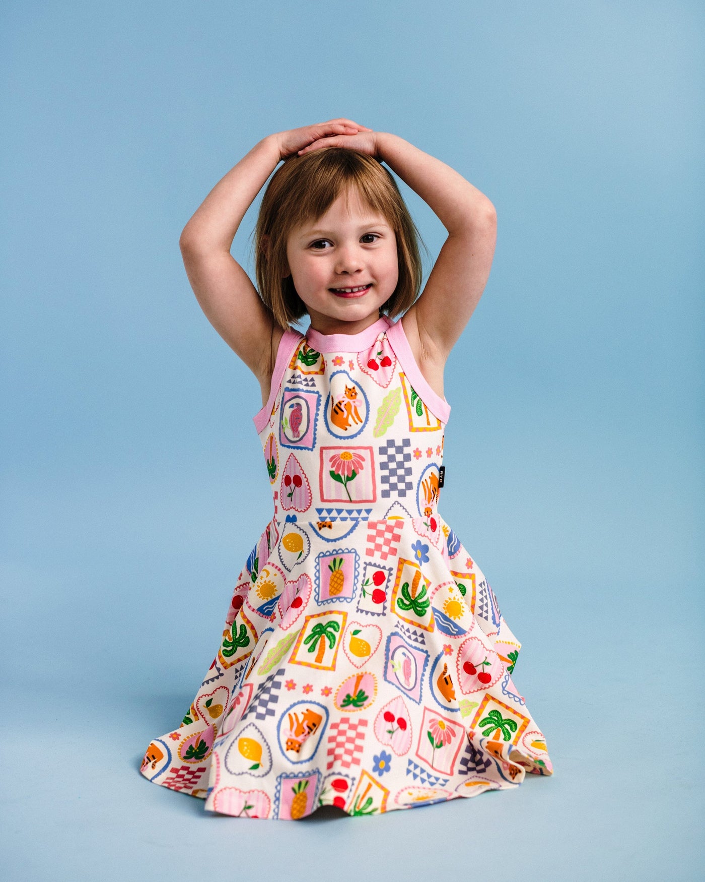 Rock Your Baby - Tropical Beach Tennis Dress - PREORDER Sleeveless Dress Rock Your Baby 