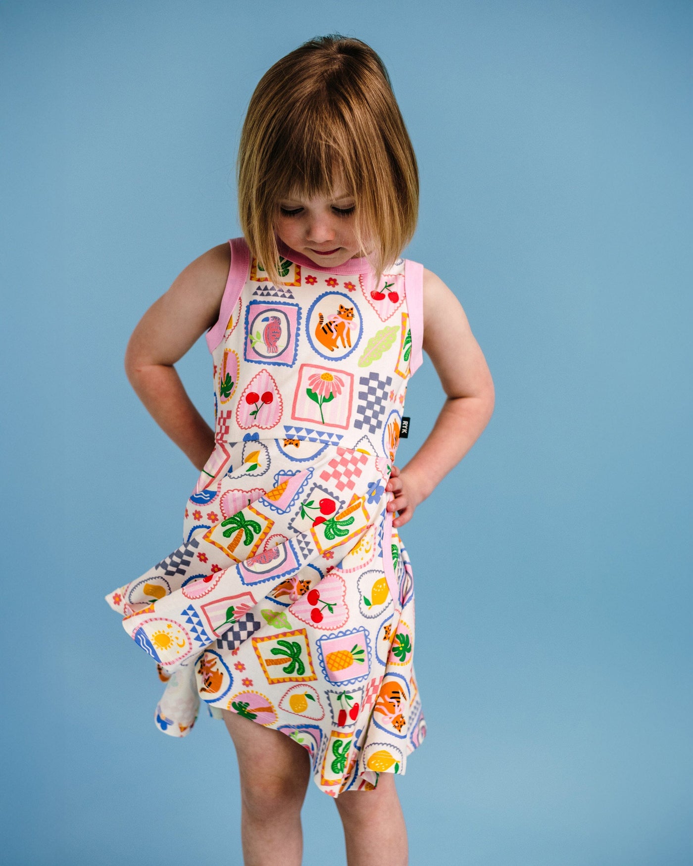 Rock Your Baby - Tropical Beach Tennis Dress - PREORDER Sleeveless Dress Rock Your Baby 