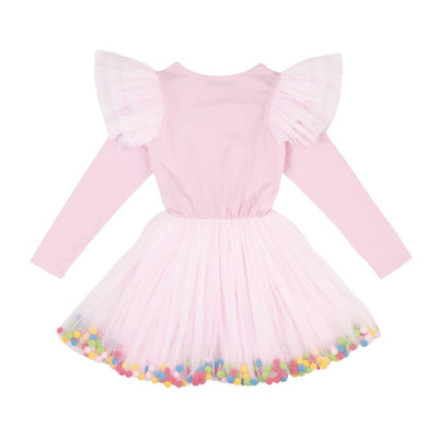 Rock Your Baby - Unicorn Rainbow Pom Pom Circus Dress Tutu Dress Rock Your Baby 