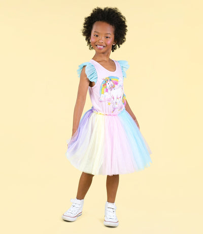 Rock Your Baby - Unicorn Rainbow Singlet Circus Dress Tutu Dress Rock Your Baby 