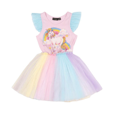 Rock Your Baby - Unicorn Rainbow Singlet Circus Dress Tutu Dress Rock Your Baby 