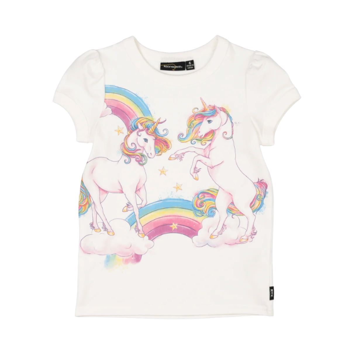 Rock Your Baby - Unicorns T-Shirt Short Sleeve T-Shirt Rock Your Baby 