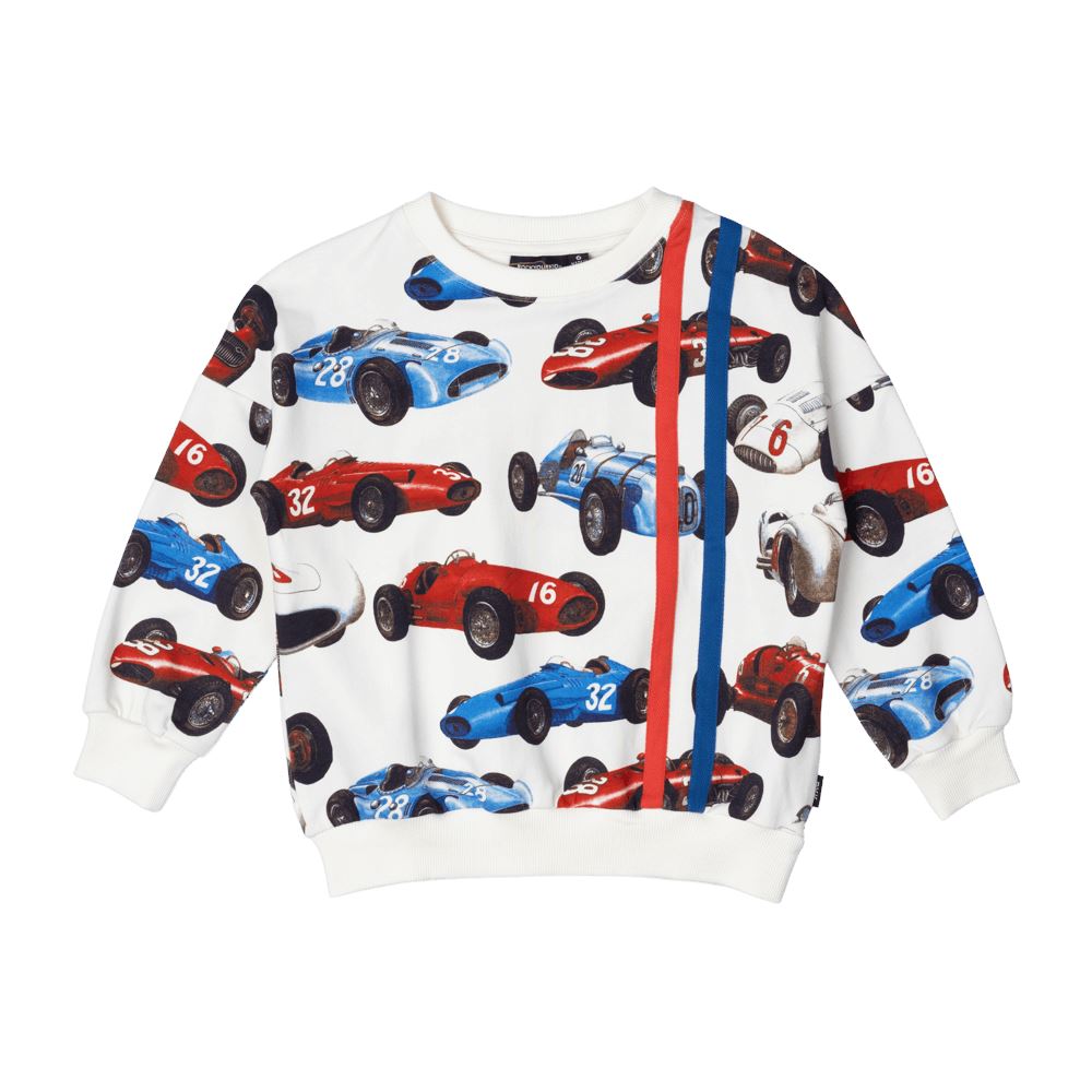 Rock Your Baby Vintage Racing Cars Sweatshirt Jumper Rock Your Baby 
