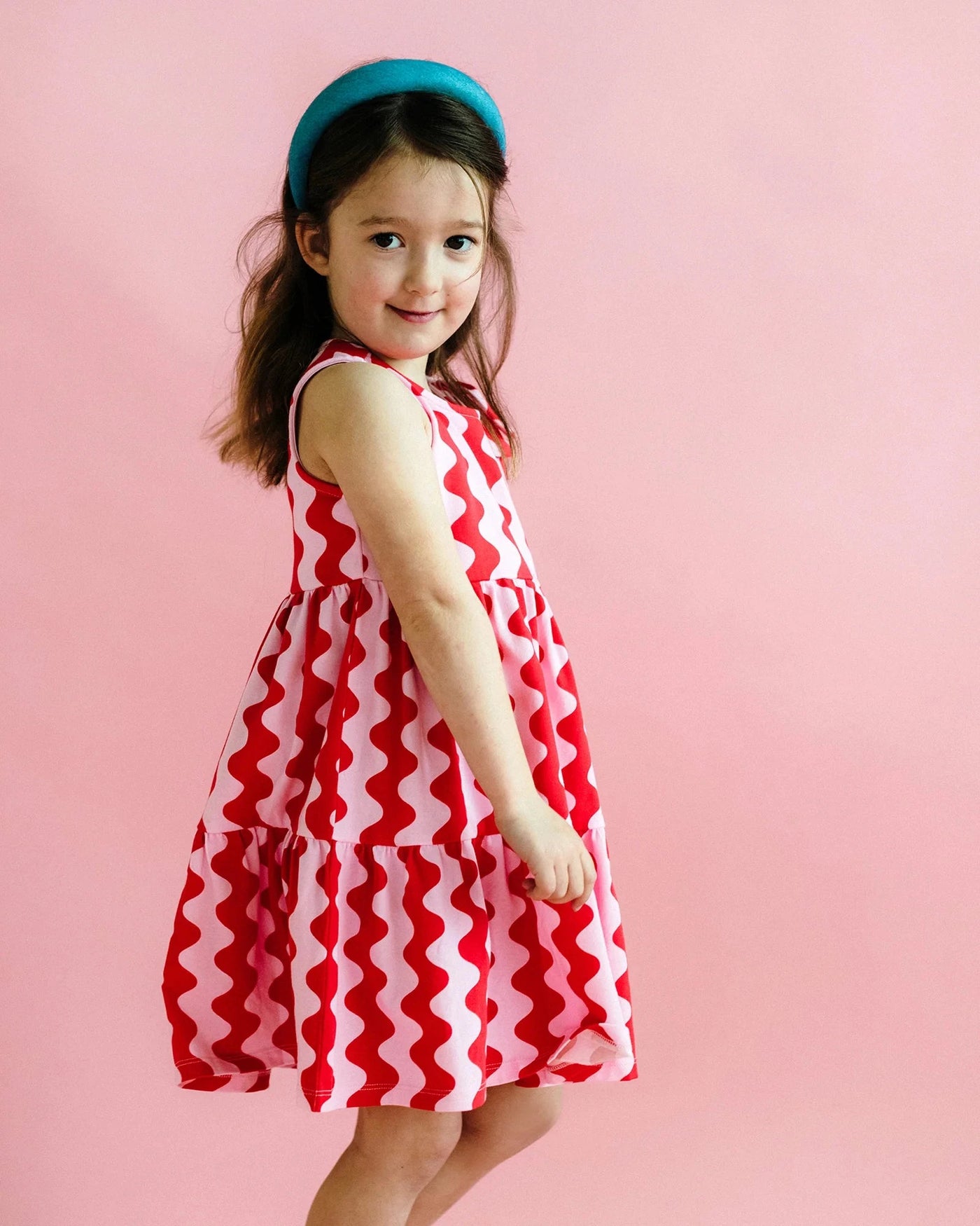 Rock Your Baby - Wavy Sunny Dress Sleeveless Dress Rock Your Baby 