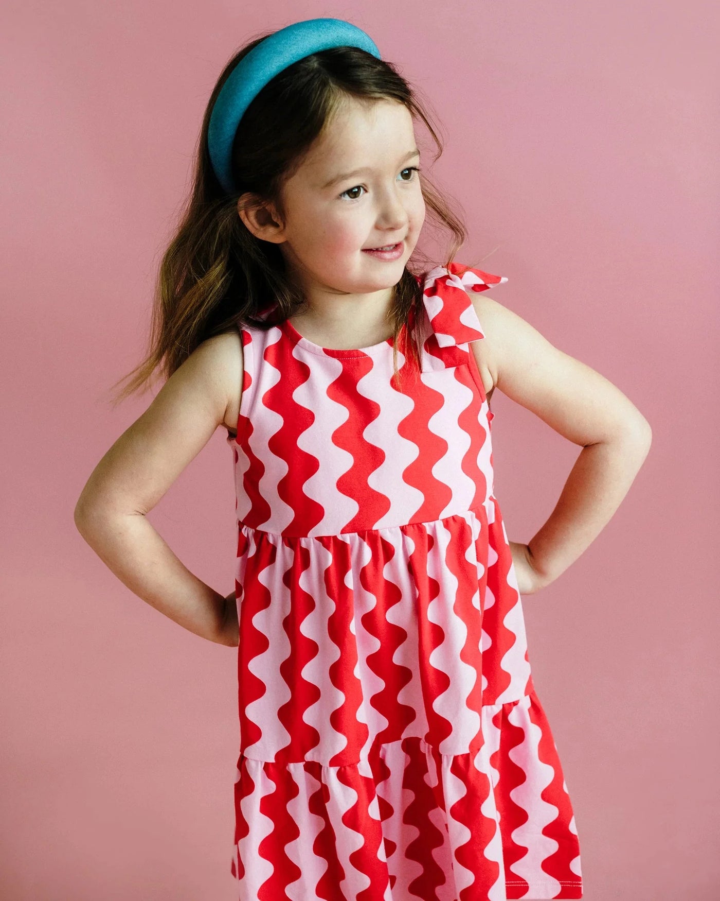 Rock Your Baby - Wavy Sunny Dress Sleeveless Dress Rock Your Baby 