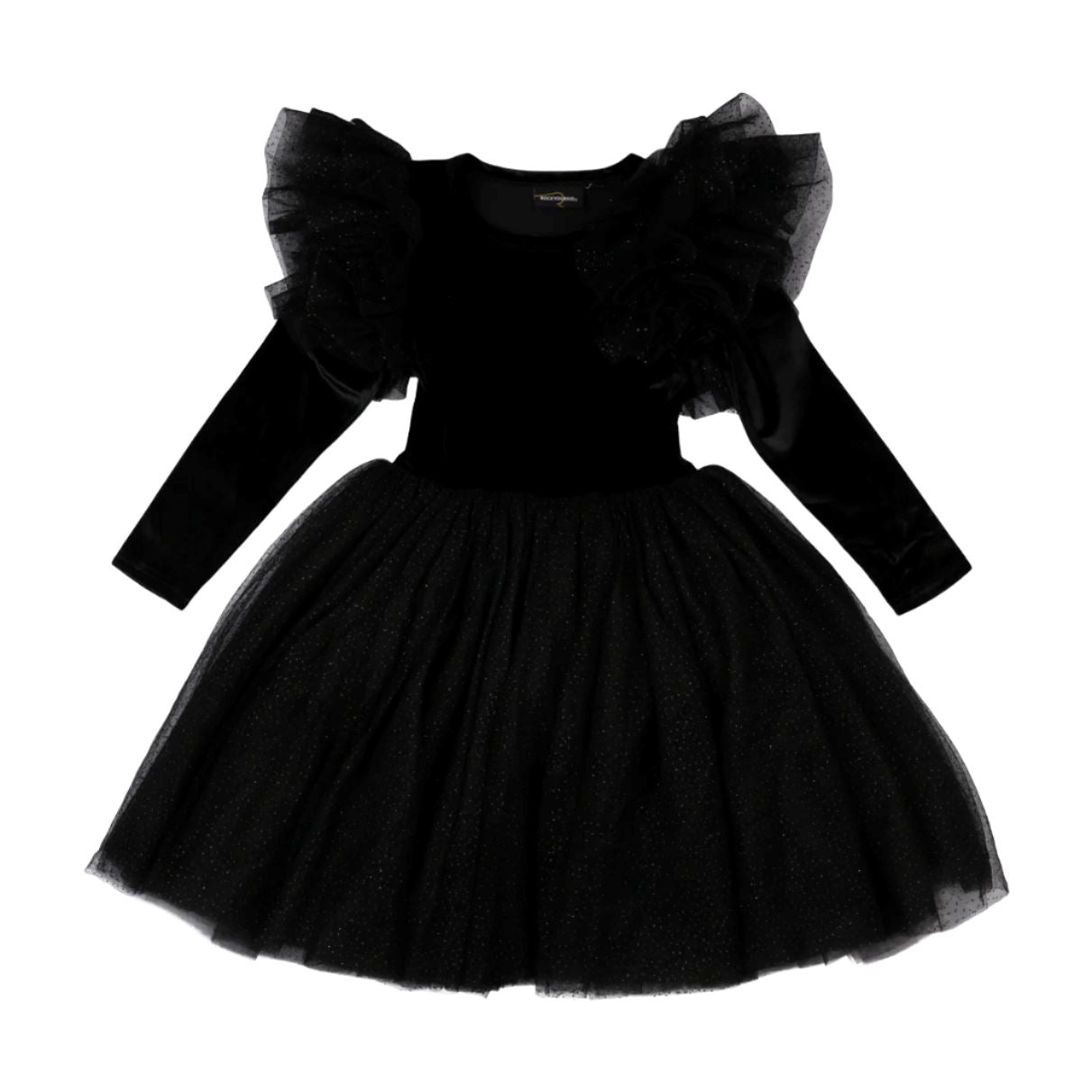 Rock Your Baby - Wednesday Velvet Sparkle Party Dress Tutu Dress Rock Your Baby 