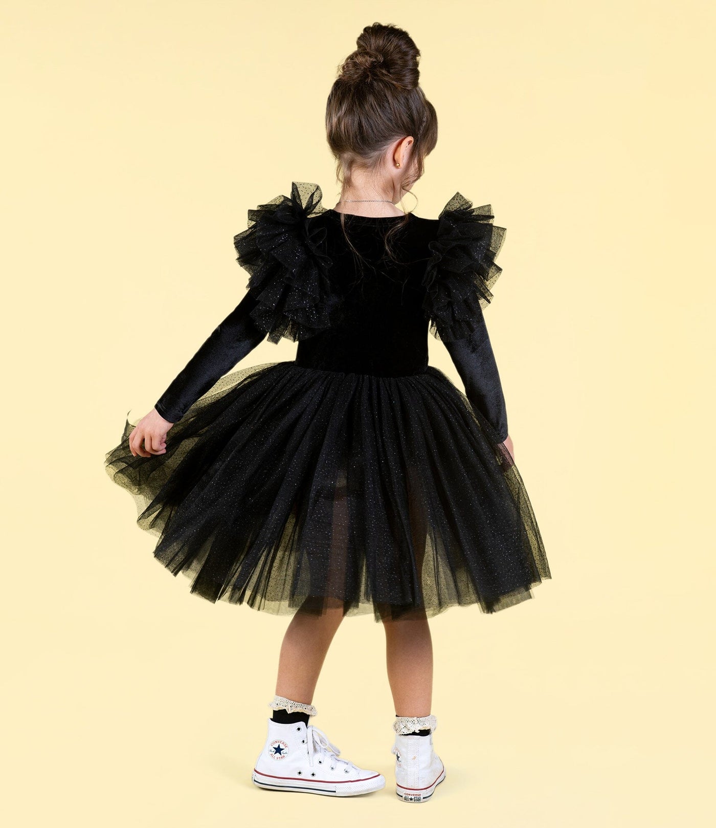 Rock Your Baby - Wednesday Velvet Sparkle Party Dress Tutu Dress Rock Your Baby 