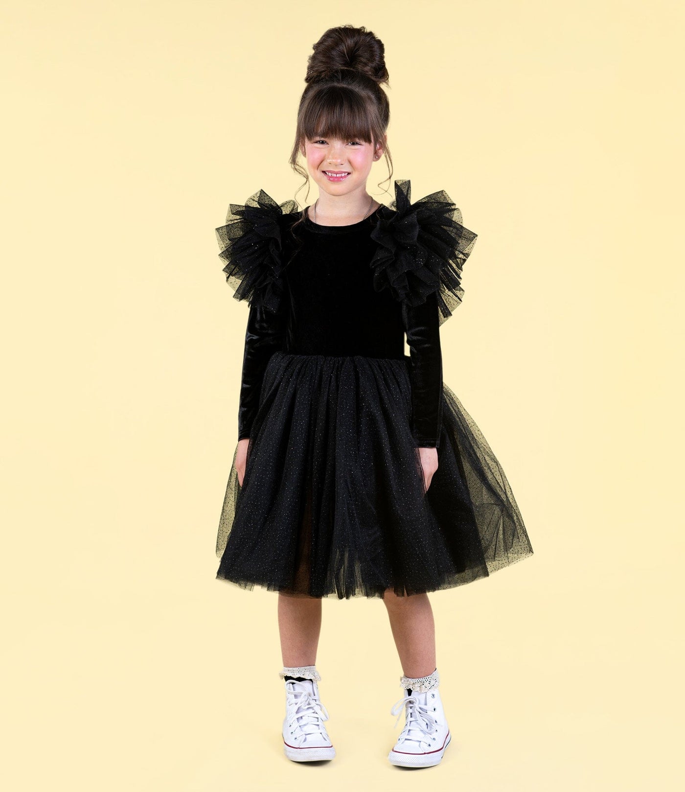 Rock Your Baby - Wednesday Velvet Sparkle Party Dress Tutu Dress Rock Your Baby 