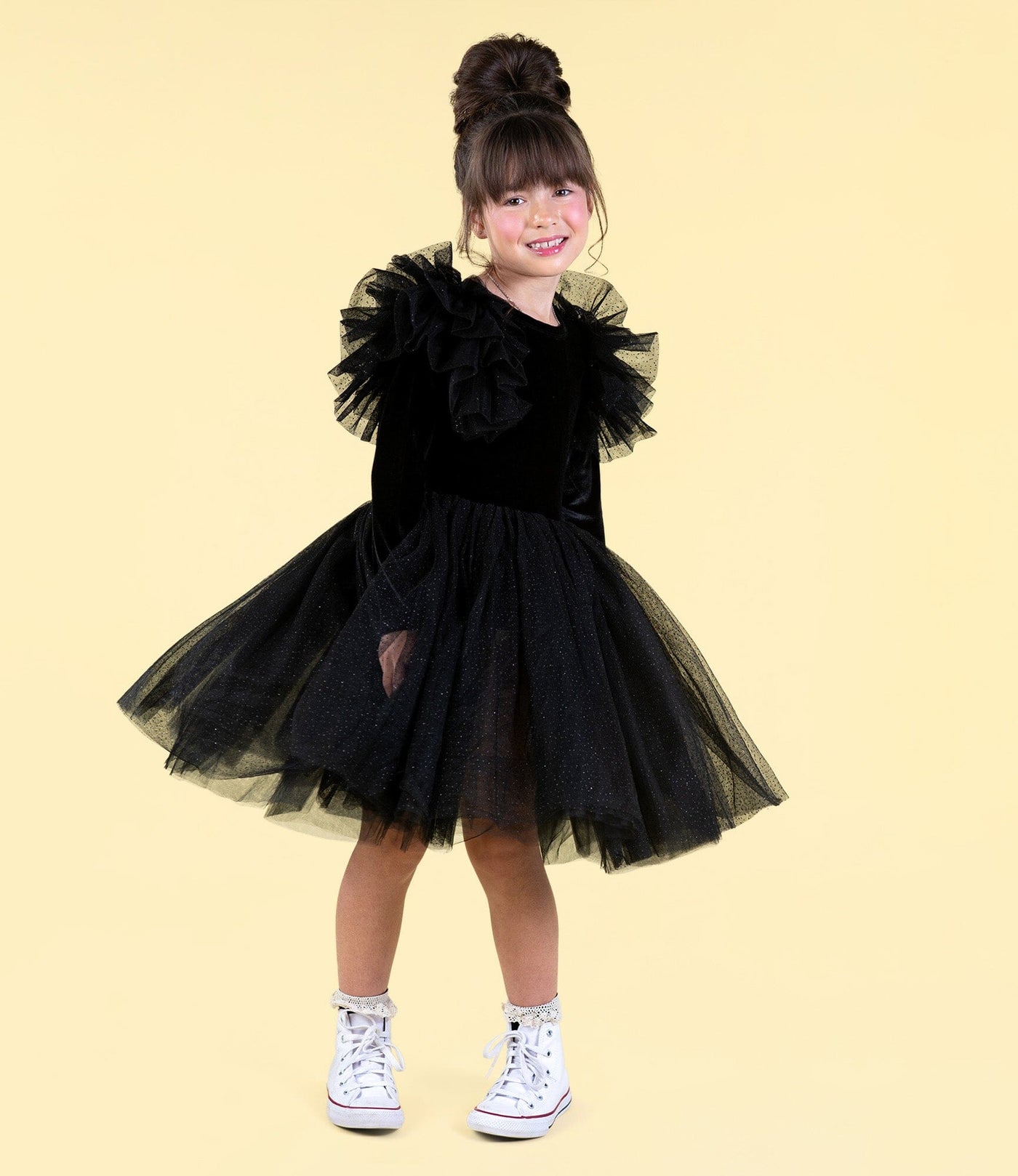 Rock Your Baby - Wednesday Velvet Sparkle Party Dress Tutu Dress Rock Your Baby 