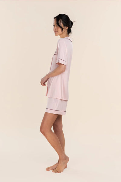Gingerlilly - Sadie Bamboo Short Women's PJ Set | Pink