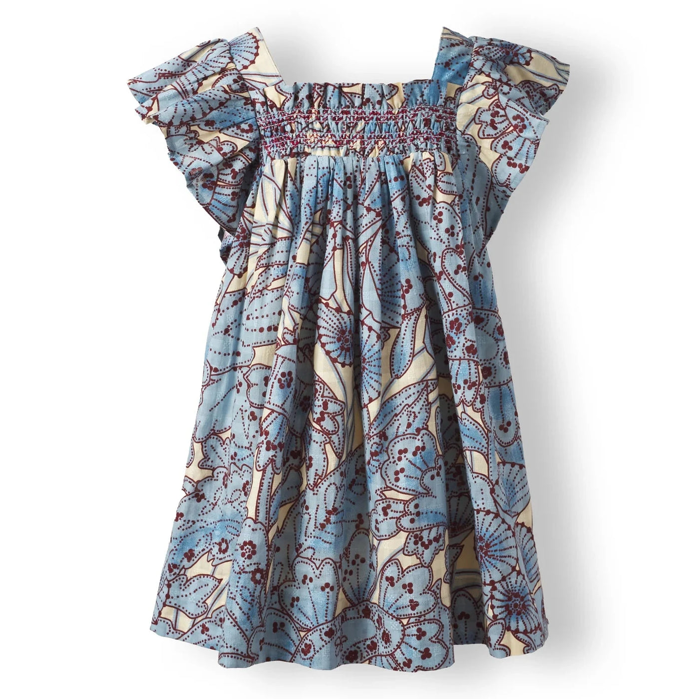 Sage x Clare - Lucia Kids Smock Dress Short Sleeve Dress Sage x Clare 
