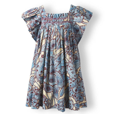 Sage x Clare - Lucia Kids Smock Dress Short Sleeve Dress Sage x Clare 