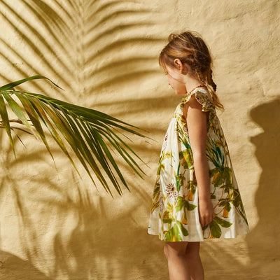 Sage x Clare - Malorie Kids Smock Dress Short Sleeve Dress Sage x Clare 