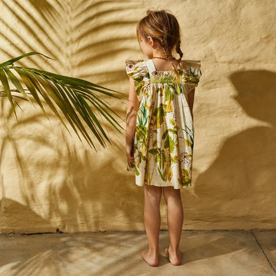 Sage x Clare - Malorie Kids Smock Dress Short Sleeve Dress Sage x Clare 