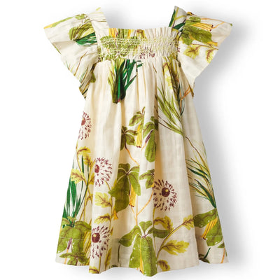 Sage x Clare - Malorie Kids Smock Dress Short Sleeve Dress Sage x Clare 