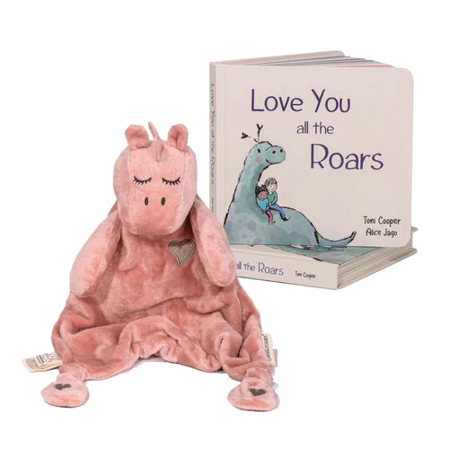 Schnorg Baby - Schnorglesaurus | Mini Rose & Book Bundle
