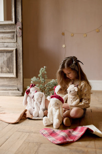 Snuggle Bunnies - Penelope the Bunny | Christmas Hat Soft Toy Jamie Kay 