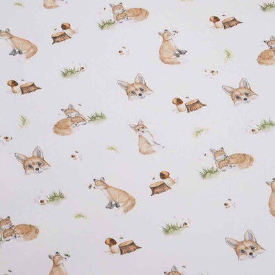 Snuggle Hunny Fitted Bassinet Sheet - Fox Bassinet Sheet Snuggle Hunny 