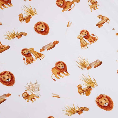 Snuggle Hunny Fitted Bassinet Sheet - Lion Bassinet Sheet Snuggle Hunny 