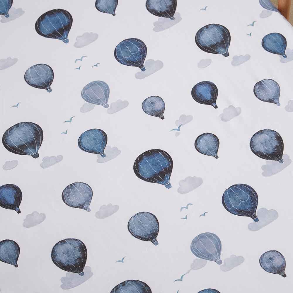 Snuggle Hunny Fitted Cot Sheet - Cloud Chaser Cot Sheet Snuggle Hunny 