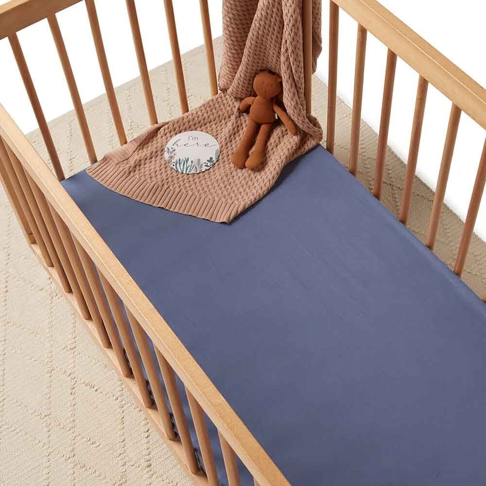 Snuggle Hunny Fitted Cot Sheet - Reign Cot Sheet Snuggle Hunny 