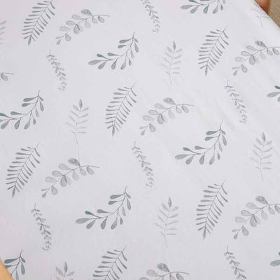 Snuggle Hunny Fitted Cot Sheet - Wild Fern Cot Sheet Snuggle Hunny 
