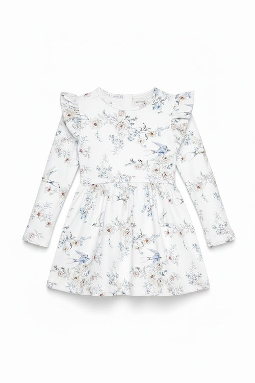 Snuggle Hunny - Long Sleeve Organic Dress | Sweet Swallows