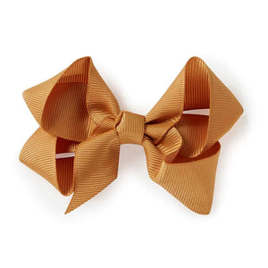 Snuggle Hunny - Hair Clip Bow - Mustard