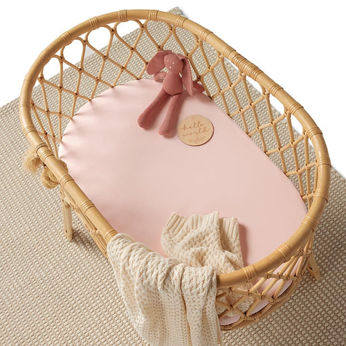 Snuggle Hunny Organic Bassinet Sheet - Baby Pink