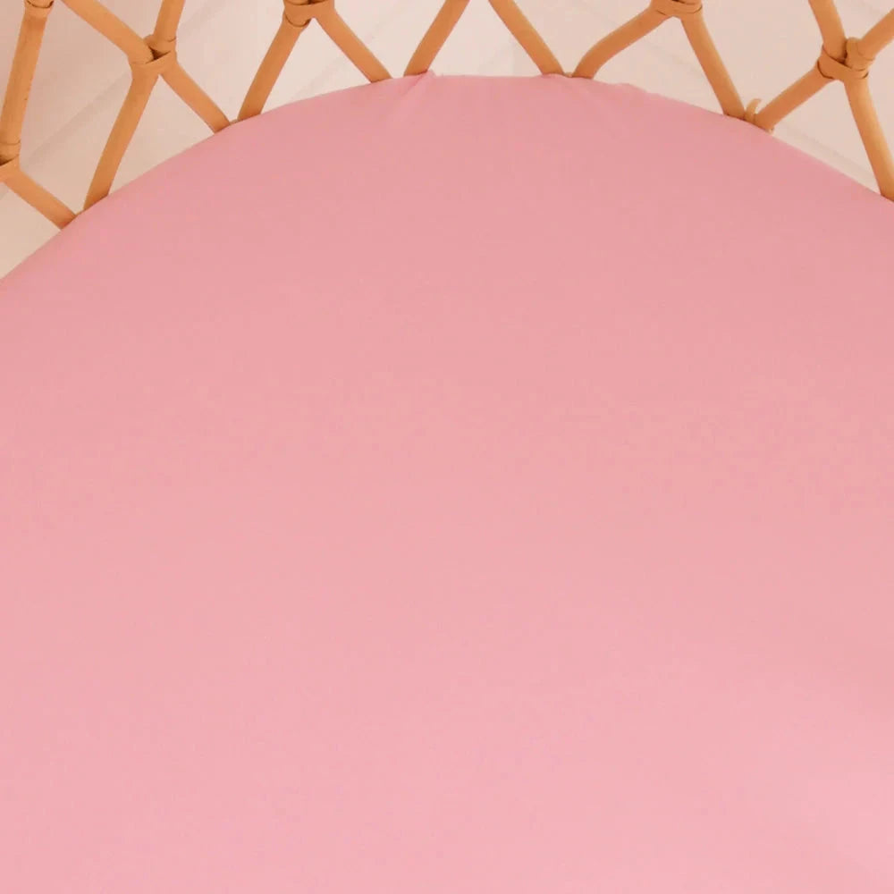Snuggle Hunny - Organic Bassinet Sheet | Bubblegum Bassinet Sheet Snuggle Hunny 