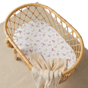 Snuggle Hunny - Organic Bassinet Sheet - Butterfly