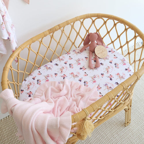 Snuggle Hunny -  Organic Bassinet Sheet | Carousel