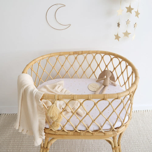 Snuggle Hunny -  Organic Bassinet Sheet | Stardust