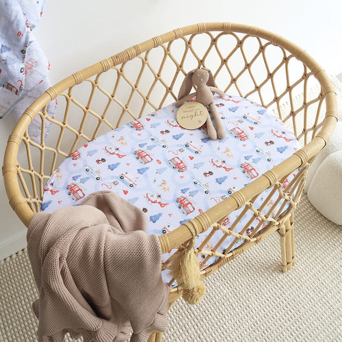 Snuggle Hunny -  Organic Bassinet Sheet / Change Pad Cover | To The Rescue