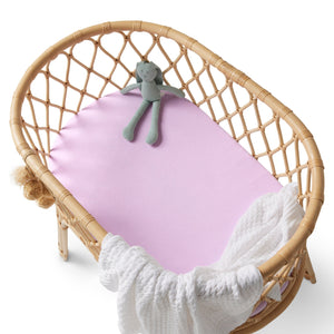 Snuggle Hunny - Organic Bassinet Sheet - Lilac