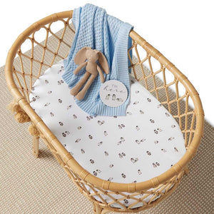 Snuggle Hunny - Organic Bassinet Sheet - Penguin