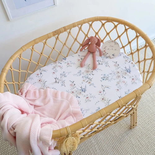 Snuggle Hunny - Organic Bassinet Sheet | Sweet Swallows
