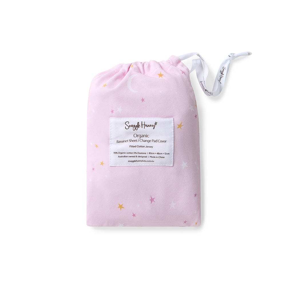 Snuggle Hunny - Organic Bassinet Sheet | Twinkle Bassinet Sheet Snuggle Hunny 