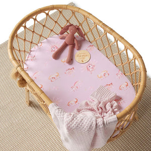 Snuggle Hunny - Organic Bassinet Sheet - Unicorn