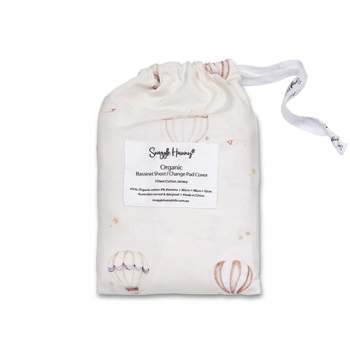 Snuggle Hunny - Organic Bassinet Sheet | Up & Away