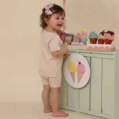 Snuggle Hunny - Organic Bike Shorts | Babyccino Bike Shorts Snuggle Hunny 