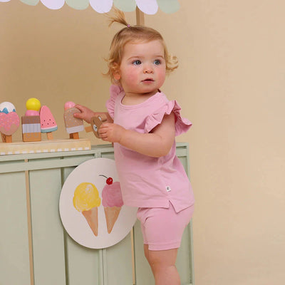 Snuggle Hunny - Organic Bike Shorts | Bubblegum Bike Shorts Snuggle Hunny 