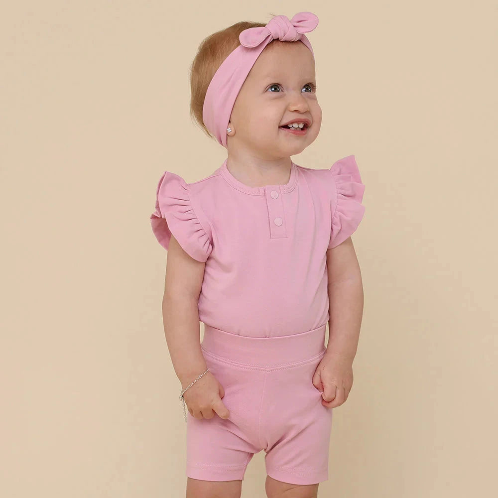 Snuggle Hunny - Organic Bike Shorts | Bubblegum Bike Shorts Snuggle Hunny 