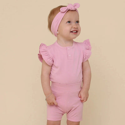 Snuggle Hunny - Organic Bike Shorts | Bubblegum Bike Shorts Snuggle Hunny 