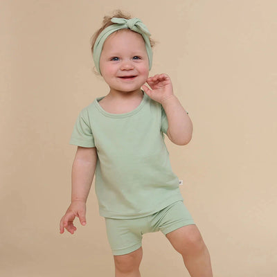 Snuggle Hunny - Organic Bike Shorts | Mint Bike Shorts Snuggle Hunny 