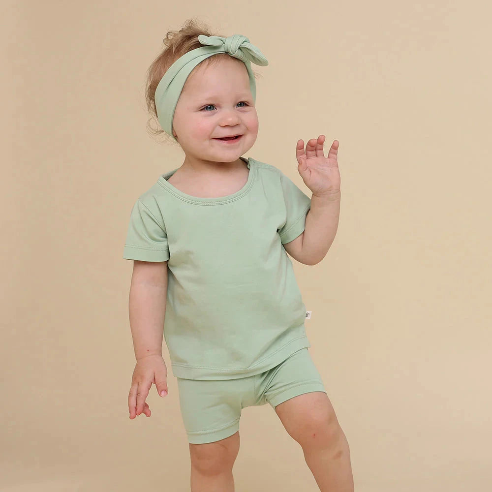Snuggle Hunny - Organic Bike Shorts | Mint Bike Shorts Snuggle Hunny 