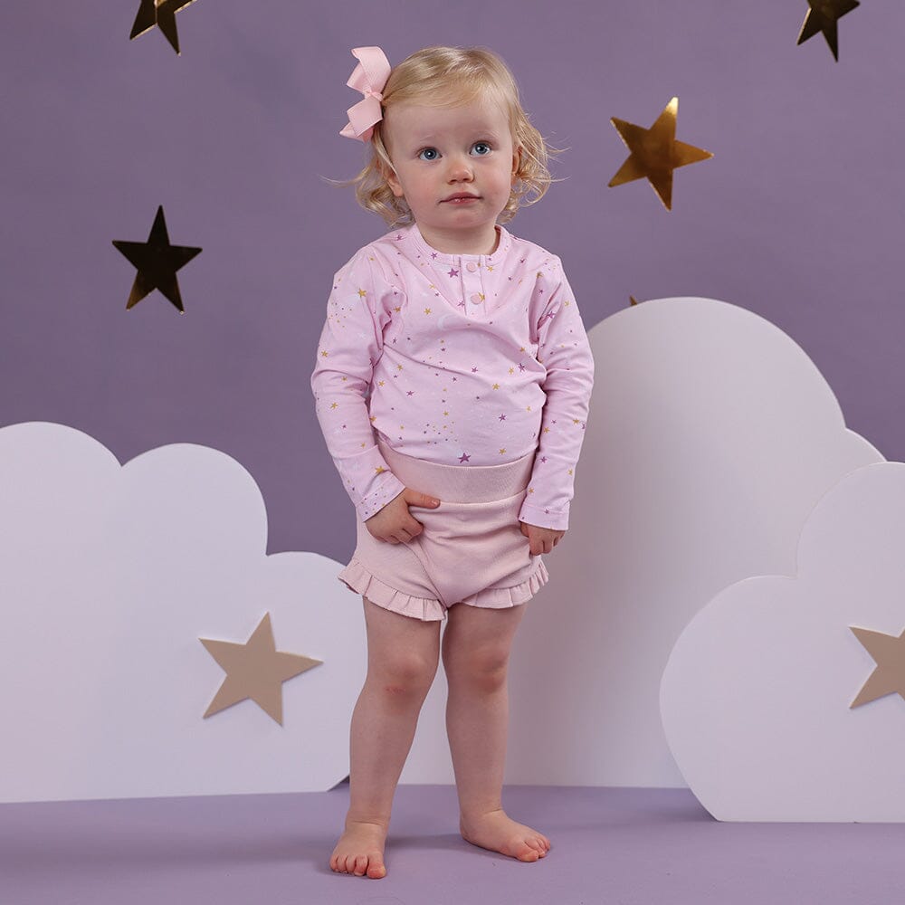 Snuggle Hunny - Organic Bloomers | Baby Pink Bloomers Snuggle Hunny 