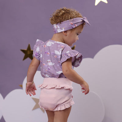Snuggle Hunny - Organic Bloomers | Baby Pink Bloomers Snuggle Hunny 